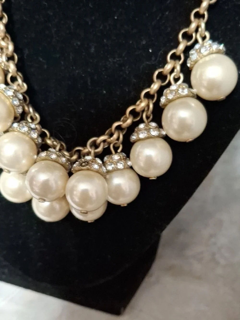 J. Crew Gold-Tone Pearl Statement Necklace - Women Jewelry